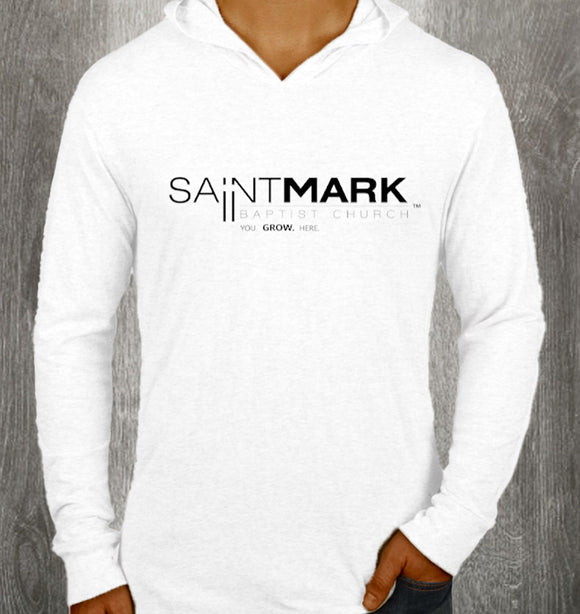 White Saint Mark T-Shirt Hoodie